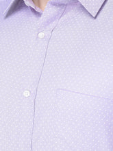 Load image into Gallery viewer, CANOE MEN Formal Shirt Purple Color Cotton Fabric Button Closure Printed
