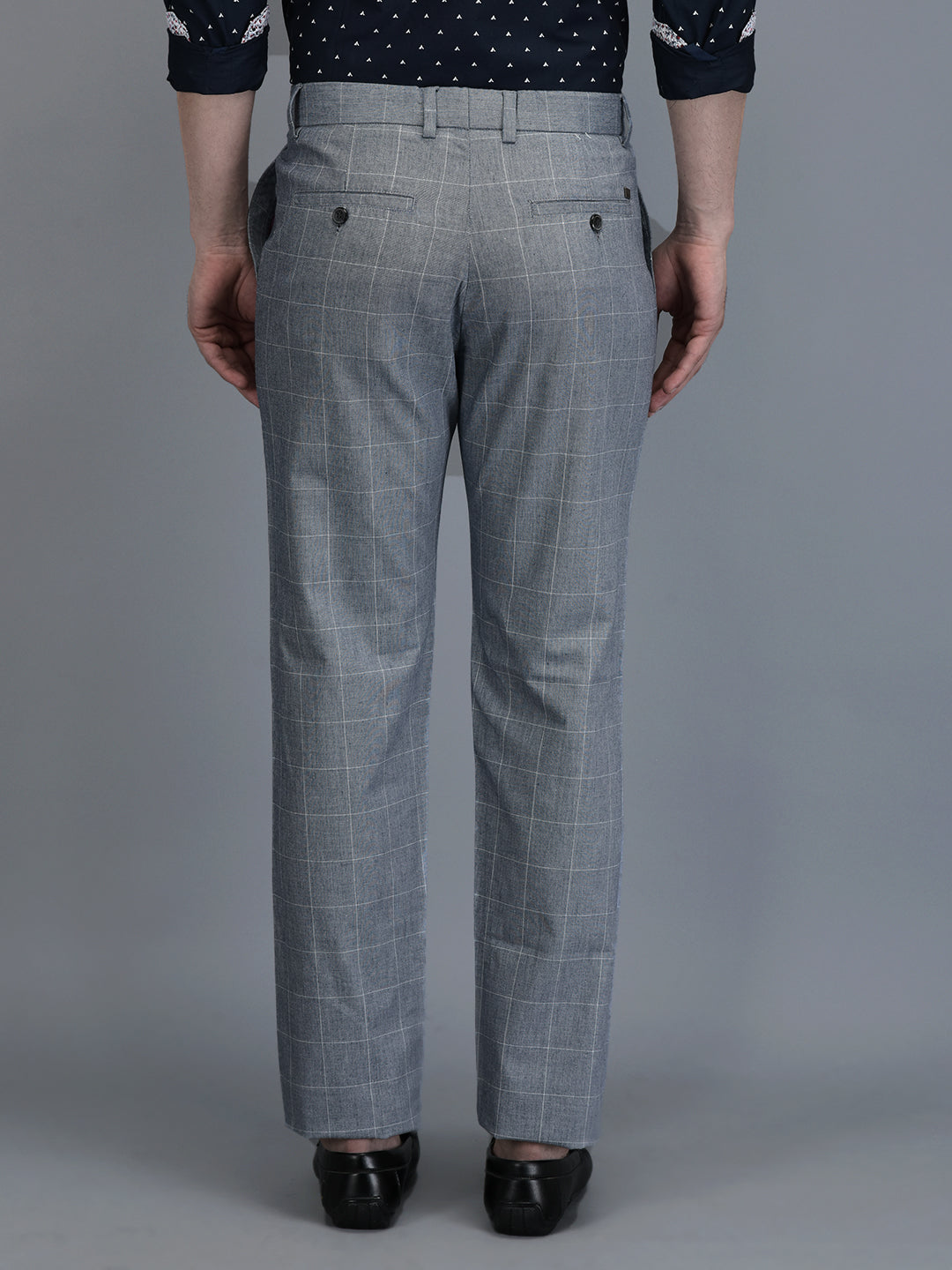 CANOE MEN Formal Trouser  BLUE Color