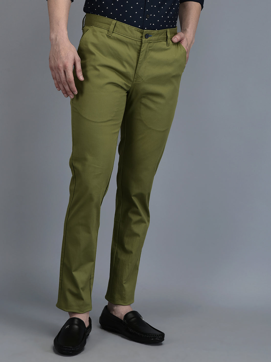 CANOE MEN Urban Trouser  Green Color