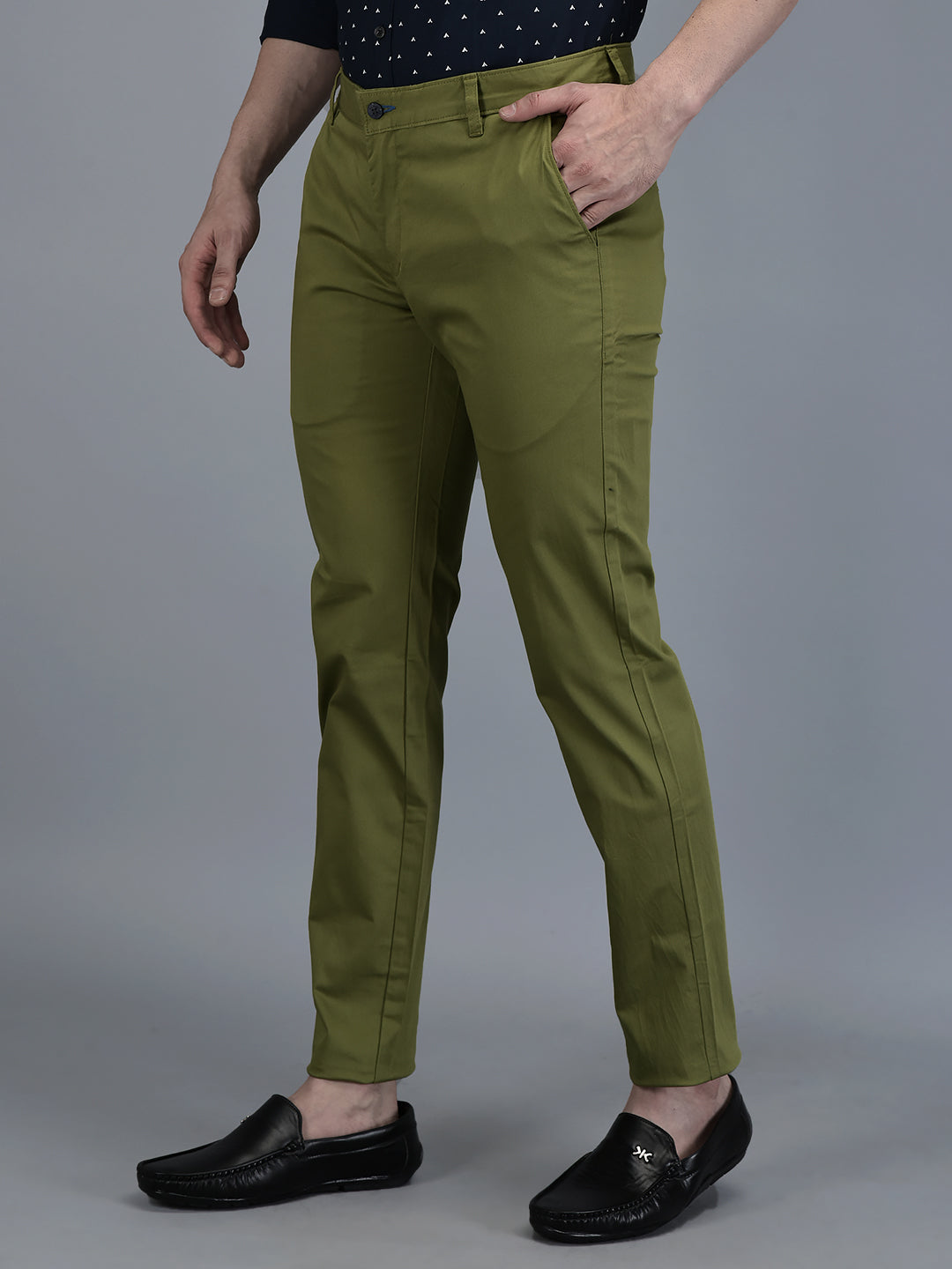 CANOE MEN Urban Trouser Button Closer And Belt Loop