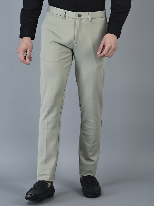 Canoe Men Casual Pista Color Polyester Fabric Button Closure Self Design