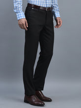 Load image into Gallery viewer, Canoe Men Regular Length Solid Pattern Button Closure Formal Trouser
