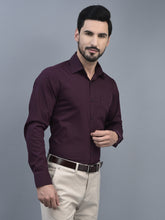 Load image into Gallery viewer, Canoe Men Spread Collar Long Sleeve Length Tailored Fit Formal Shirt
