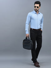 Load image into Gallery viewer, Canoe Men Spread Collar Long Sleeve Length Tailored Fit Formal Shirt
