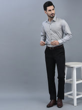 Load image into Gallery viewer, Canoe Men Spread Collar Long Sleeve Length Tailored Fit Formal Shirt
