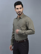 Load image into Gallery viewer, Canoe Men Spread Collar Long Sleeve Length Tailored Fit Formal Shirt
