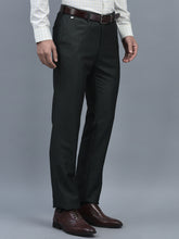 Load image into Gallery viewer, Canoe Men Regular Length Solid Pattern Button Closure Formal Trouser
