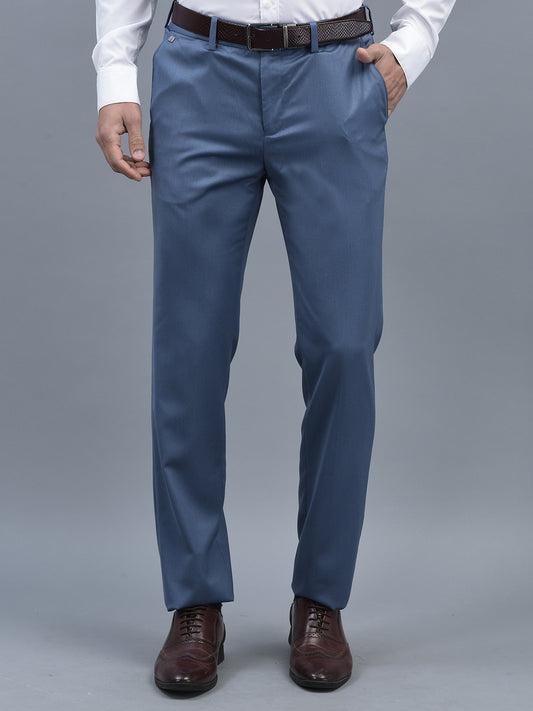 Canoe Men Regular Length Solid Pattern Button Closure Formal Trouser