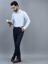 Load image into Gallery viewer, Canoe Men Spread Collar Long Sleeve Length Tailored Fit Formal Shirt
