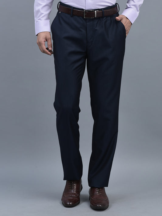 Canoe Men Regular Length Solid Pattern Button Closure Formal Trouser