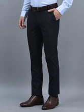 Load image into Gallery viewer, Canoe Men Regular Length Solid Pattern Button Closure Formal Trouser
