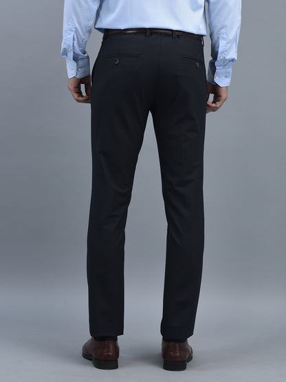 Canoe Men Regular Length Solid Pattern Button Closure Formal Trouser