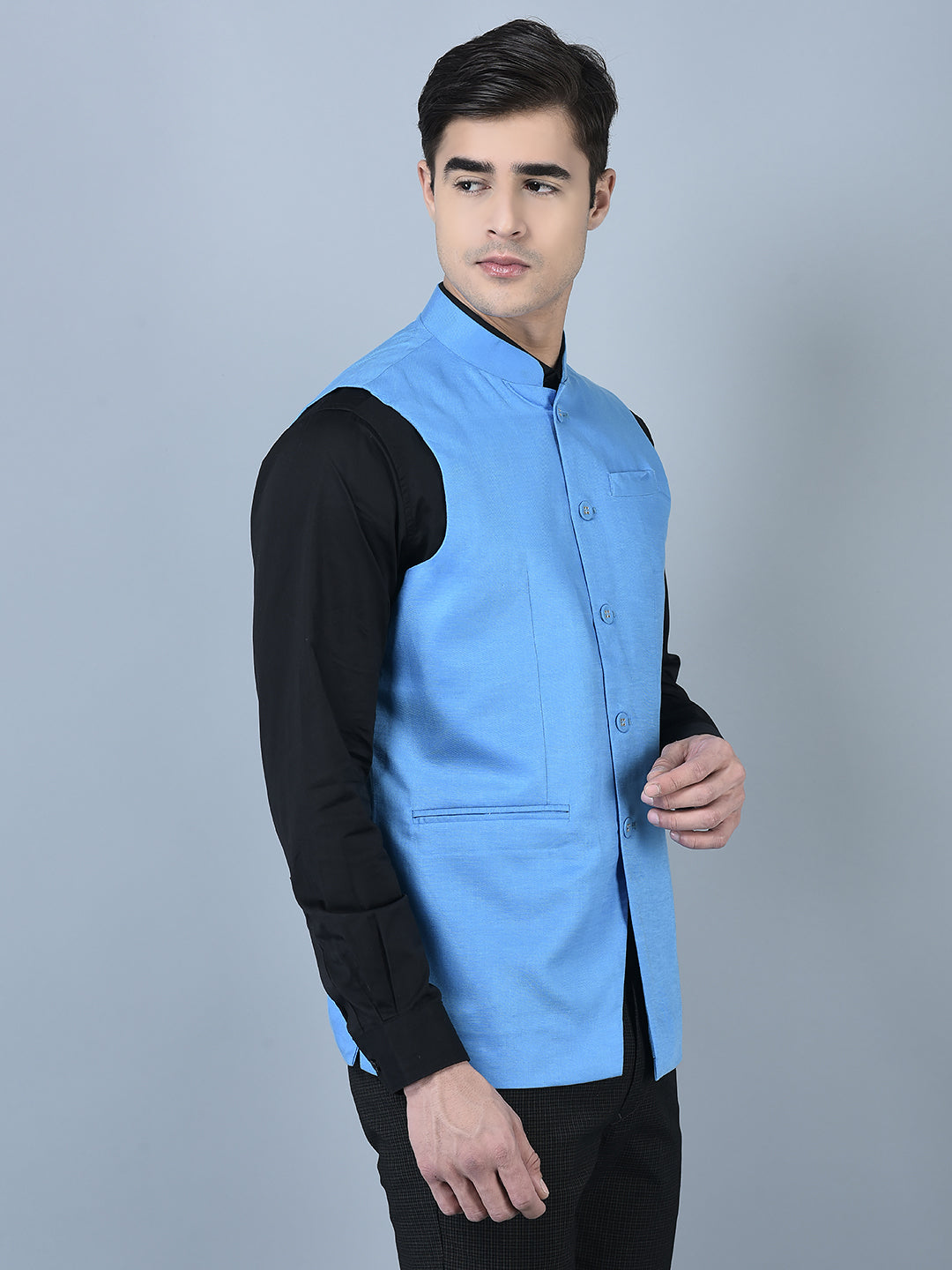 Canoe Men Round Neck Front Three Pocket Urban Waistcoat