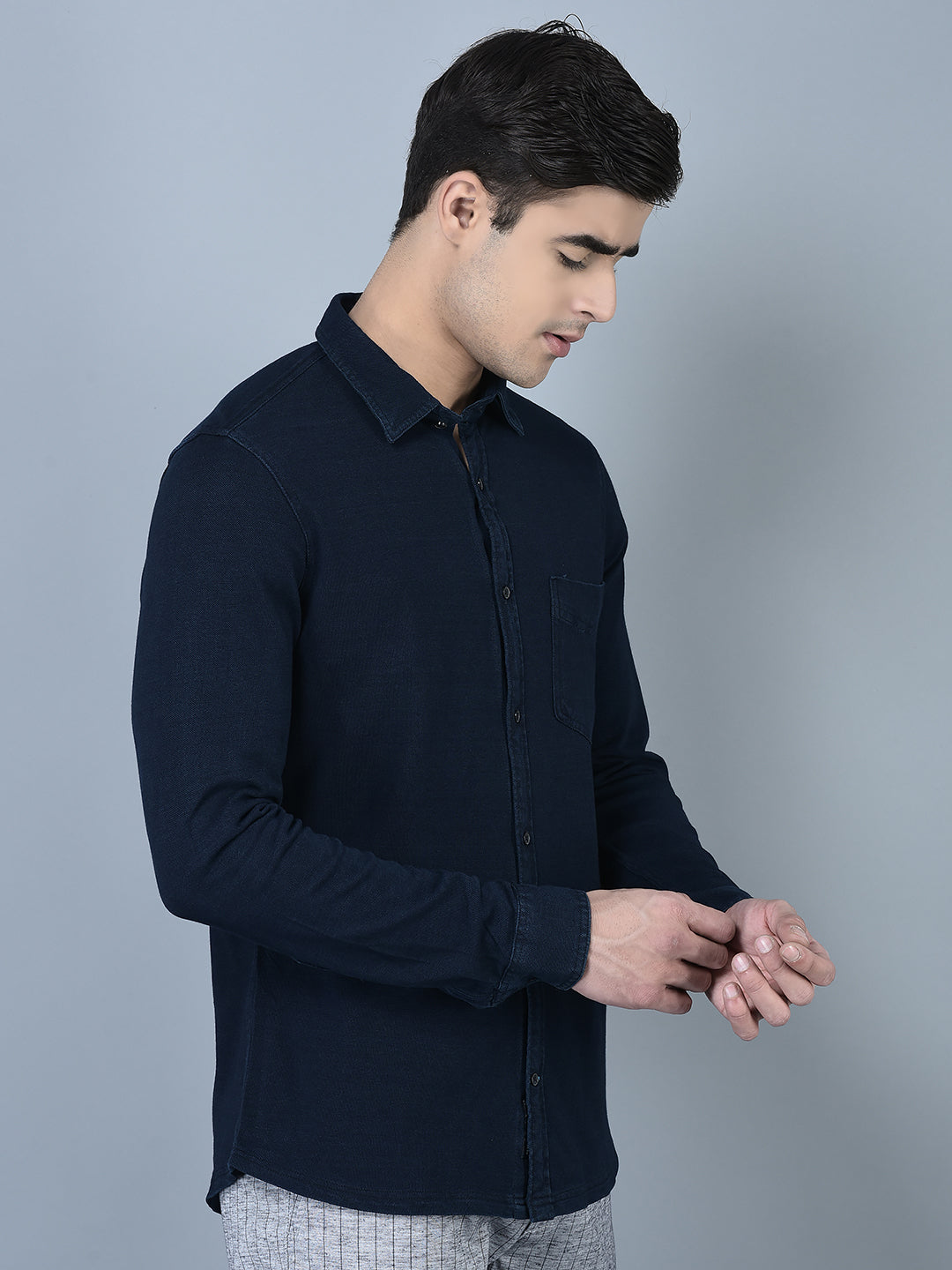 CANOE MEN Urban Shirt  NAVY Color