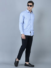 Load image into Gallery viewer, CANOE MEN Casual  Trouser NAVY Color Cotton Fabric Button Closure Checked
