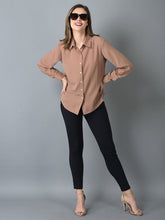 Load image into Gallery viewer, Canoe Women Drop Shoulder Sustainable Casual Shirt
