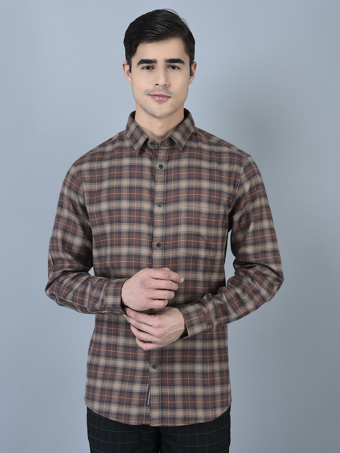 CANOE MEN Urban Shirt  BROWN Color