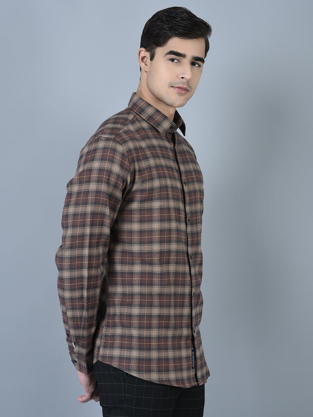 CANOE MEN Urban Shirt  BROWN Color