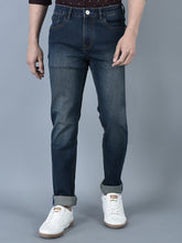 Load image into Gallery viewer, ANOE MEN Denim Trouser  DENIM BLUE Color
