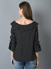 Load image into Gallery viewer, Canoe Women Flawless Fit Polka Dot Print Top
