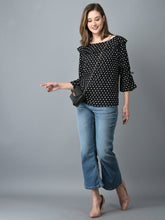 Load image into Gallery viewer, Canoe Women Flawless Fit Polka Dot Print Top
