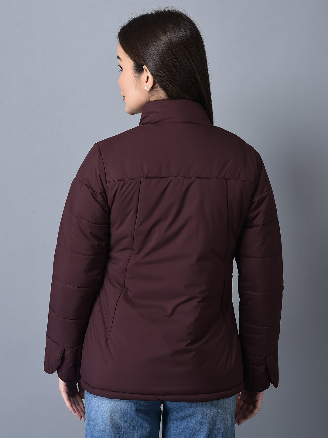 Canoe Women Mock Collar Bomber Jacket