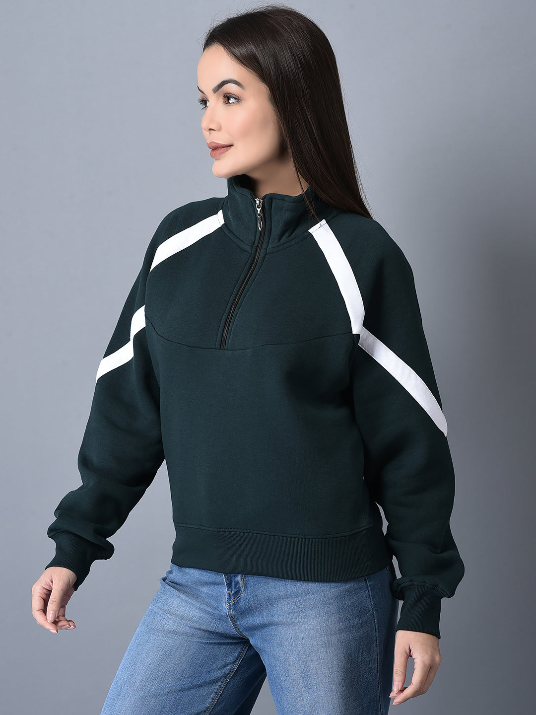 Canoe Women Super Warm Cropped Pullover Sweatshirt