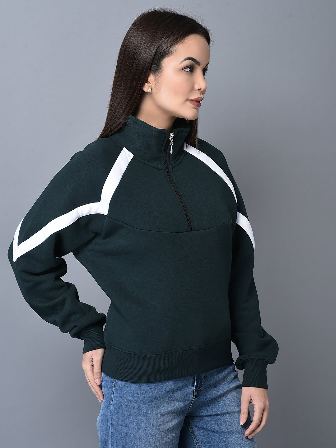 Canoe Women Super Warm Cropped Pullover Sweatshirt