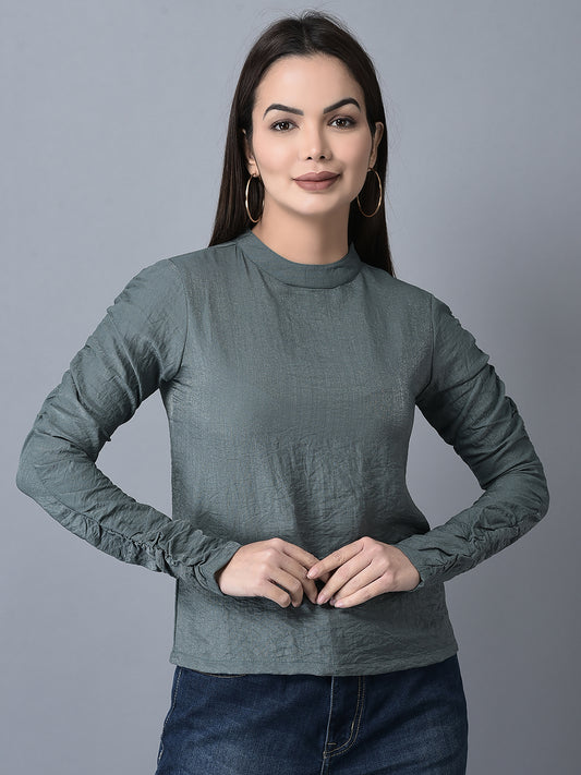 Canoe Women Elasticated Full Sleeves Top