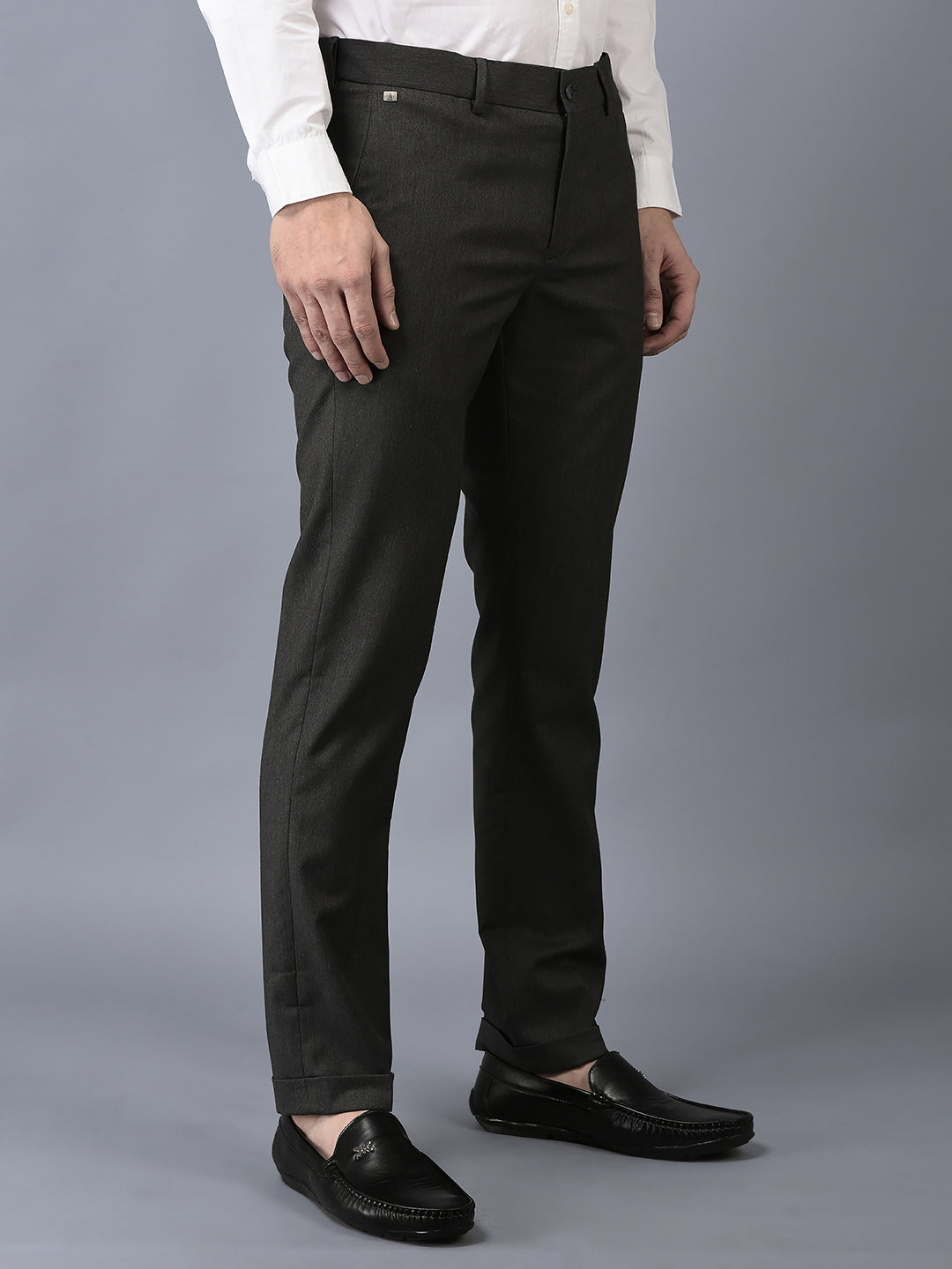 CANOE MEN Formal Trouser Button Closer Belt Loop