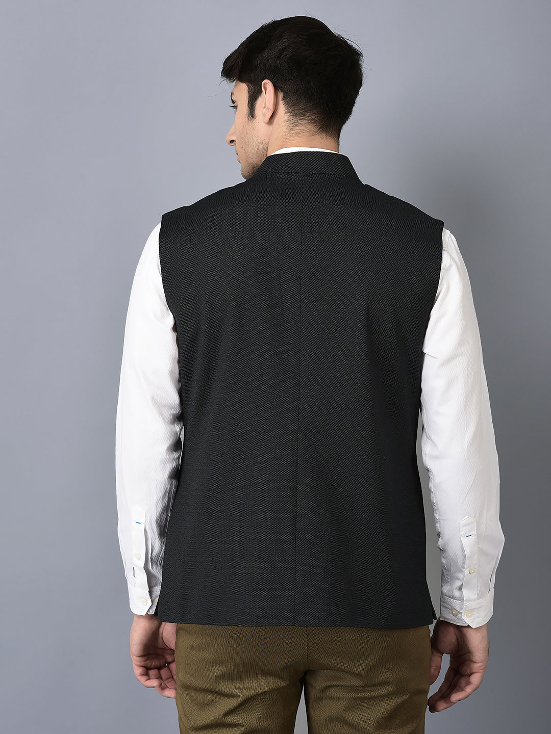 CANOE MEN Casual Waistcoat  Black Color