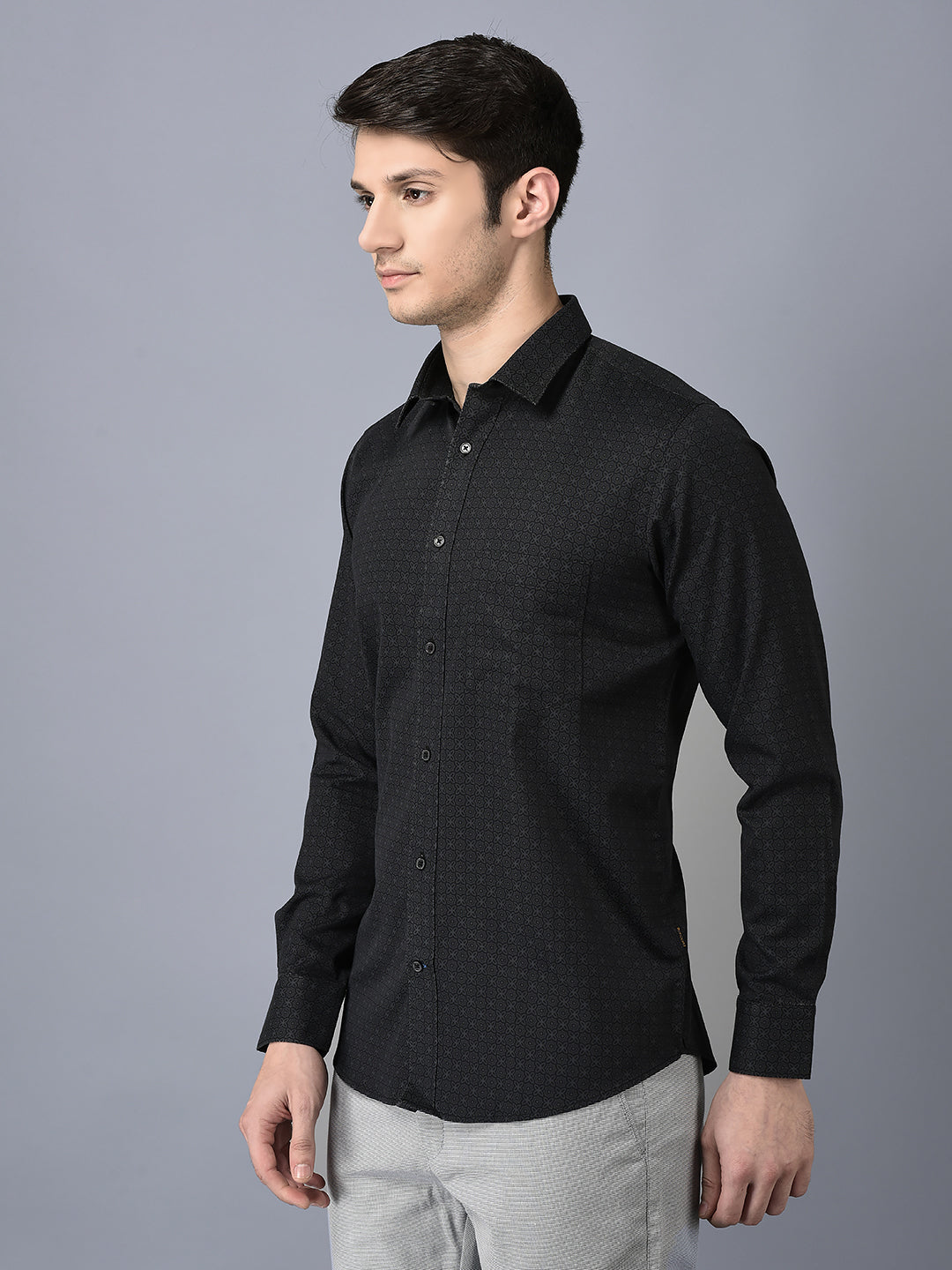 CANOE MEN Urban Shirt  BLACK Color