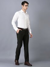 Load image into Gallery viewer, CANOE MEN Formal Shirt White Color Cotton Fabric Button Closure Printed

