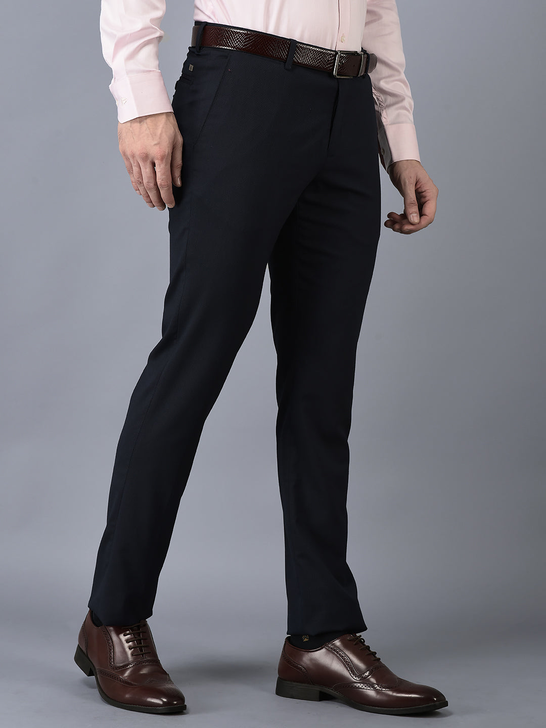 CANOE MEN Formal Trouser  BLUE Color