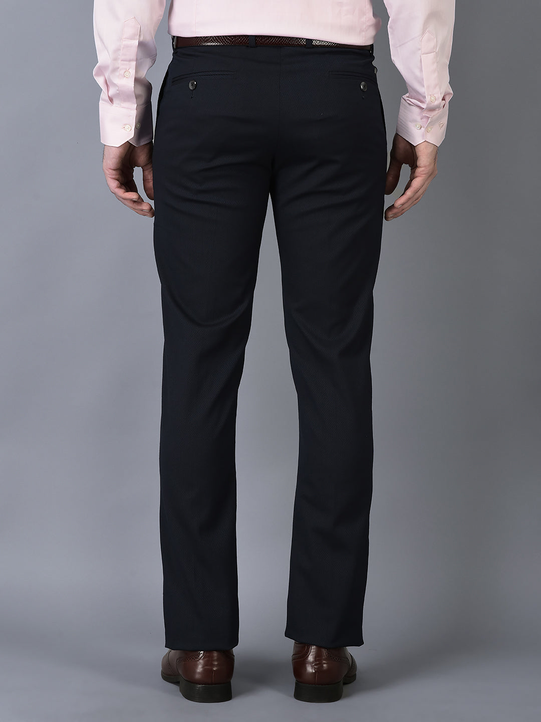 CANOE MEN Formal Trouser  BLUE Color