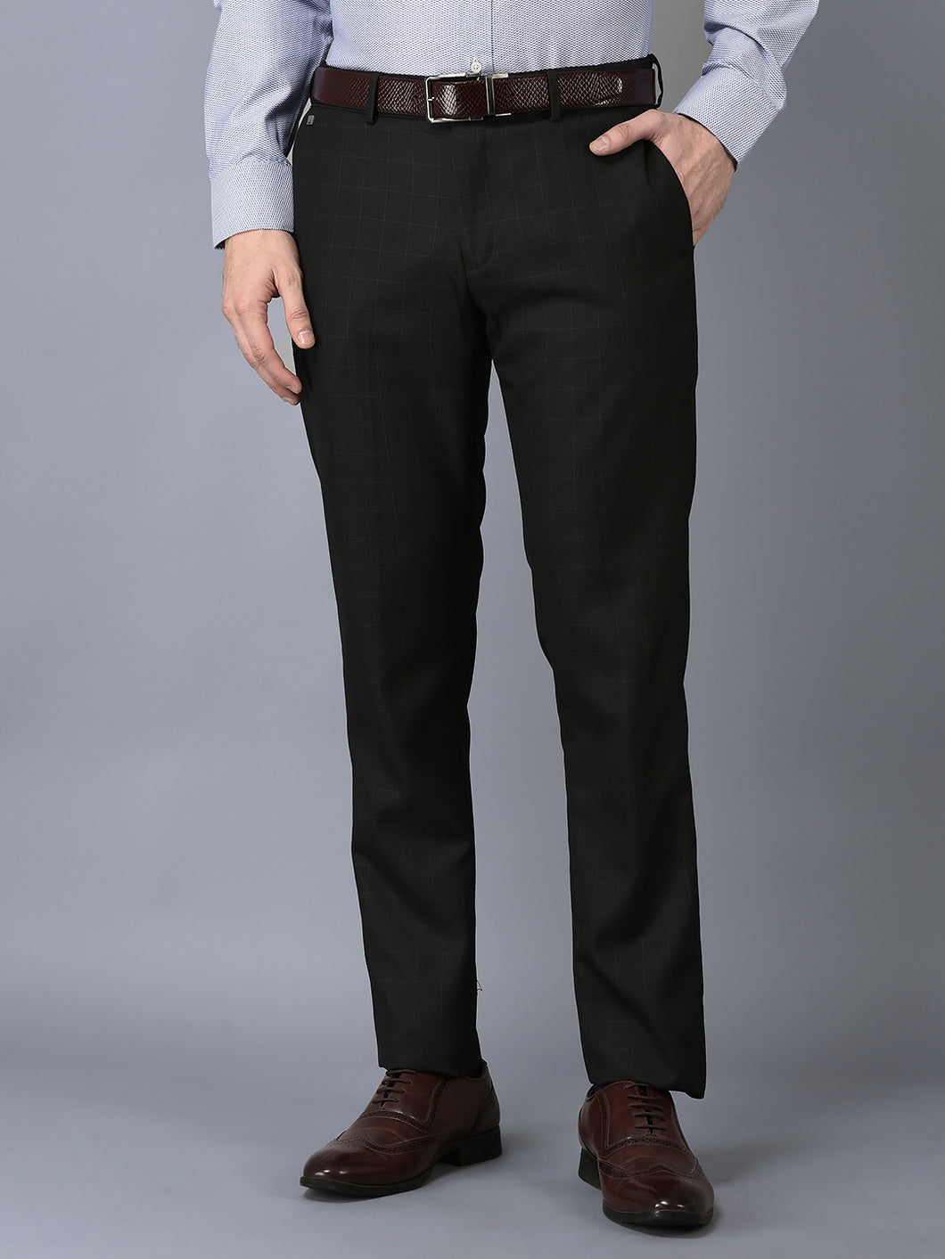CANOE MEN Formal Trouser Black Color