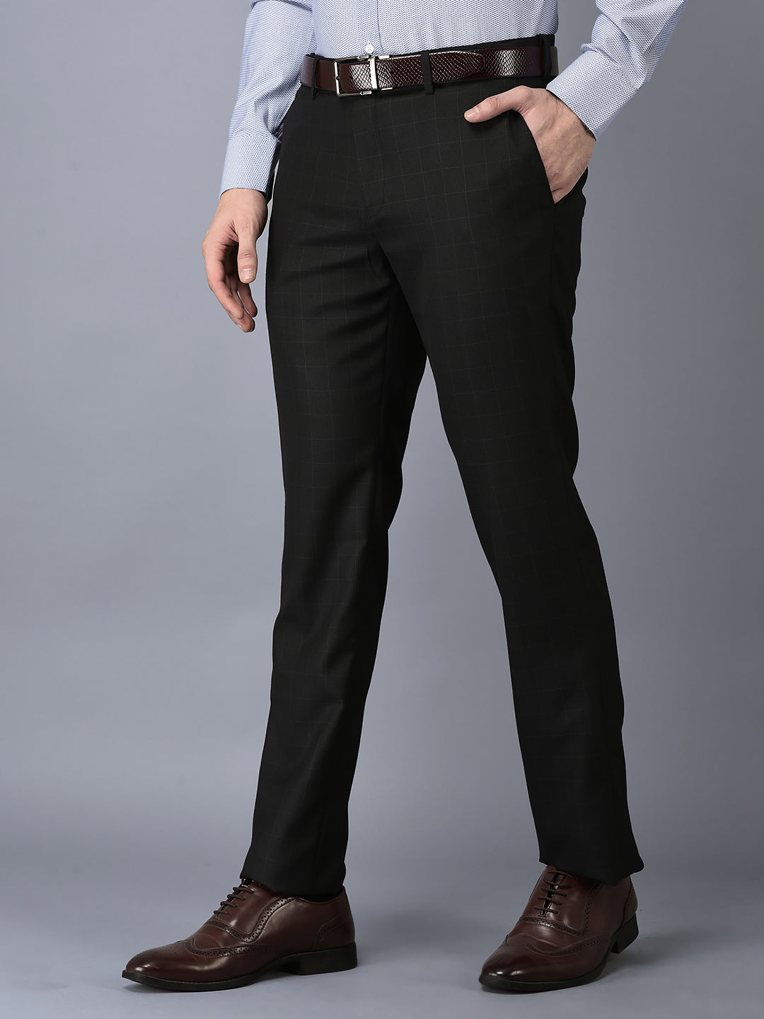 CANOE MEN Formal Trouser Black Color