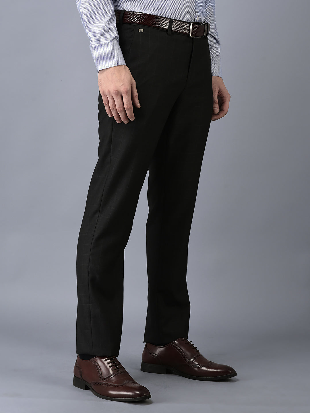 CANOE MEN Formal Trouser Black Color