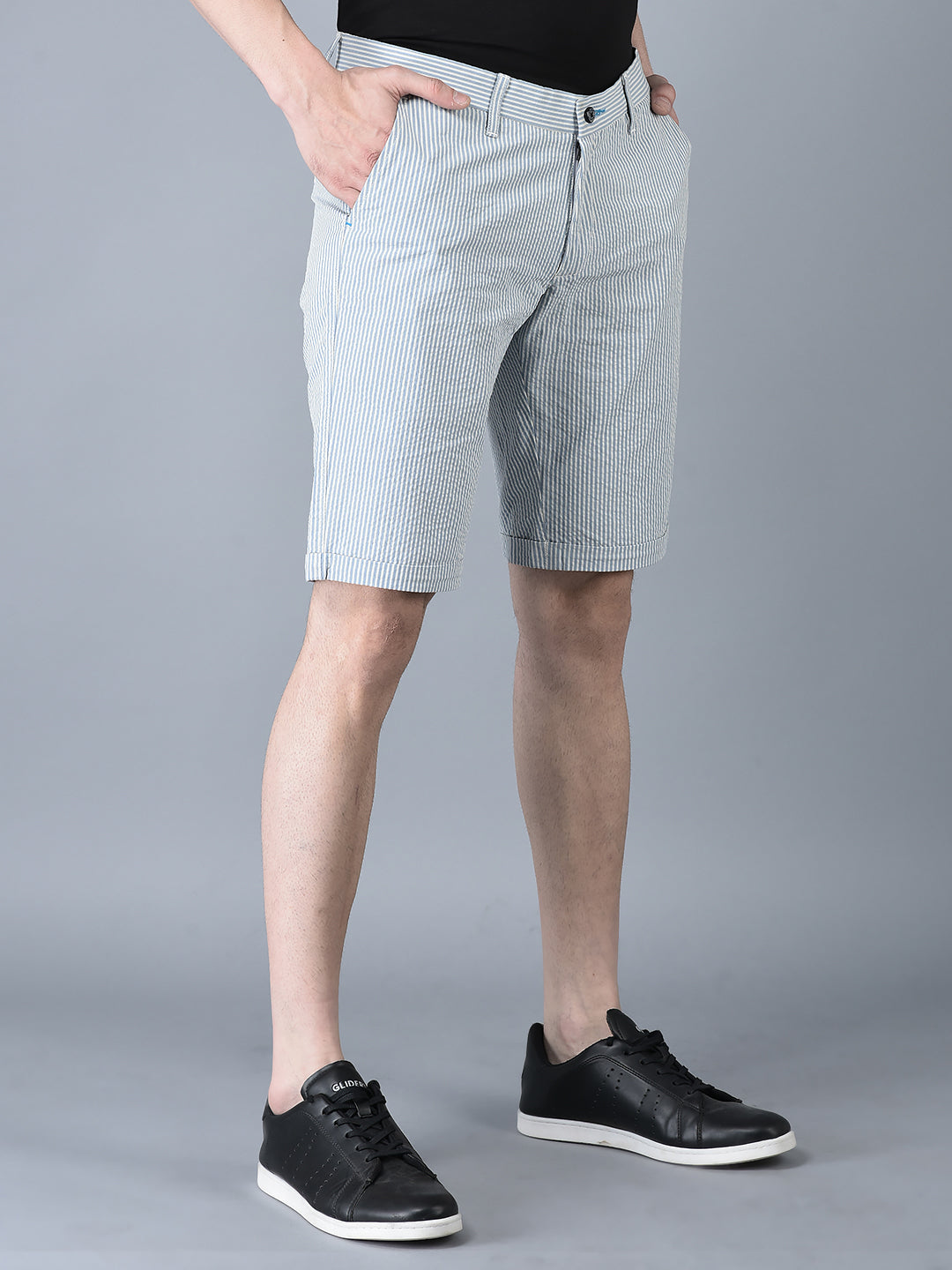 Canoe Men CASUAL SHORT BLUE COLOR