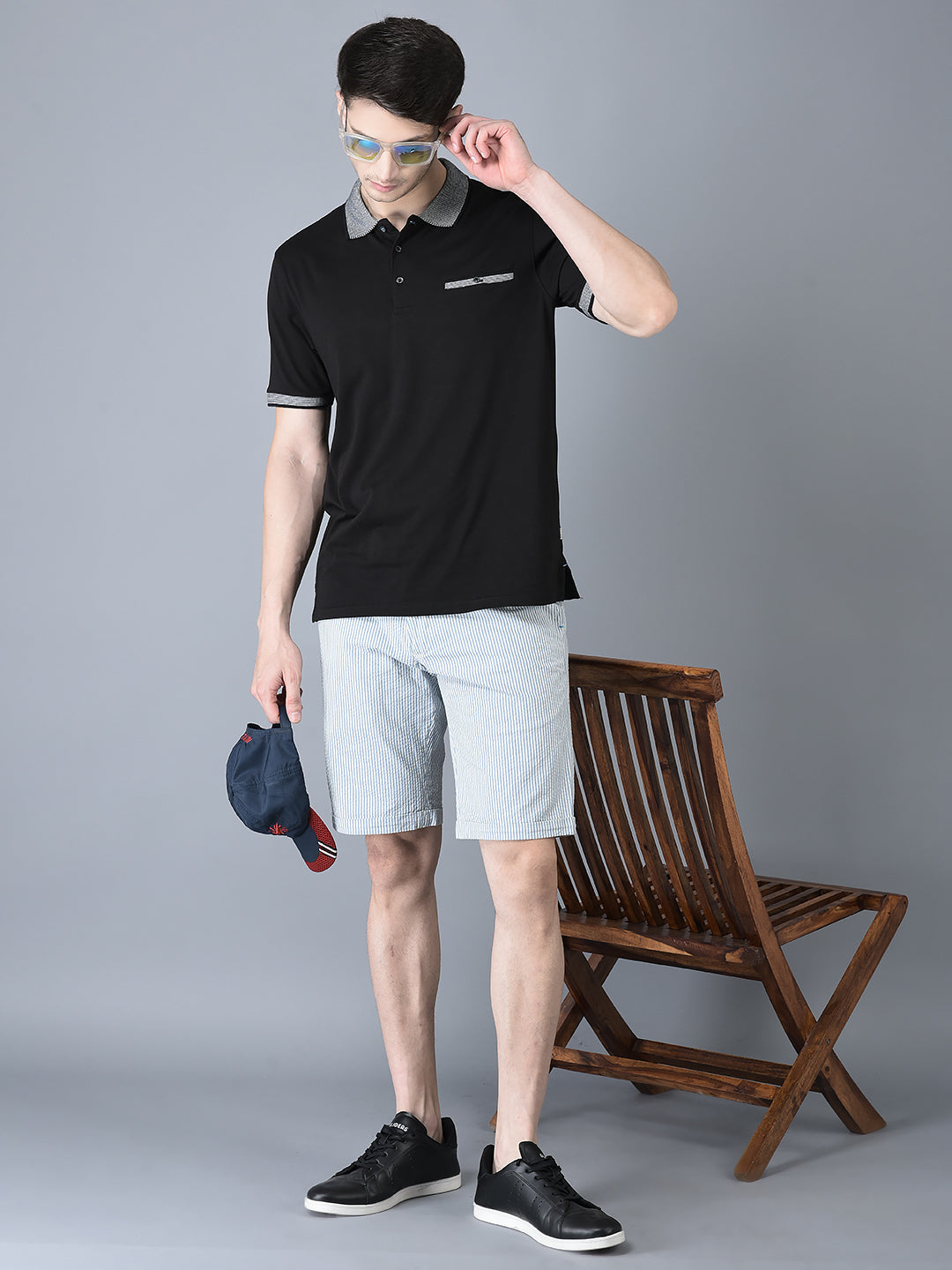 CANOE MEN CASUAL SHORT BLUE COLOR