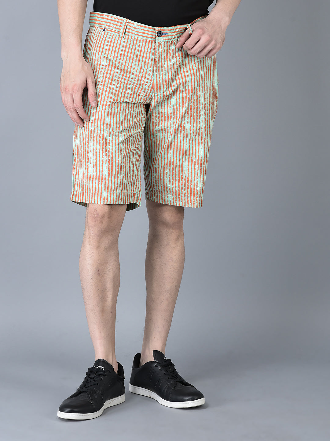 CANOE MEN CASUAL SHORT MINT ORNAGE COLOR