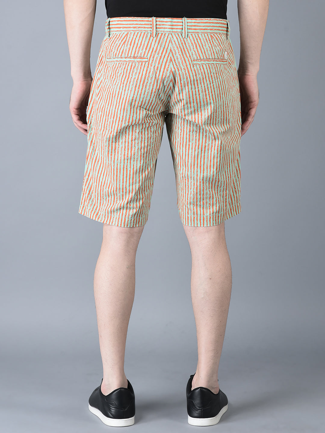 CANOE MEN CASUAL SHORT MINT ORNAGE COLOR