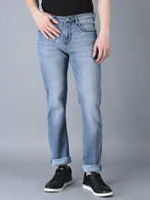 Load image into Gallery viewer, CANOE MEN Denim Trouser  POWDER BLUE Color
