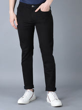 गैलरी व्यूवर में इमेज लोड करें, CANOE MEN Denim Trouser  BLACK Color
