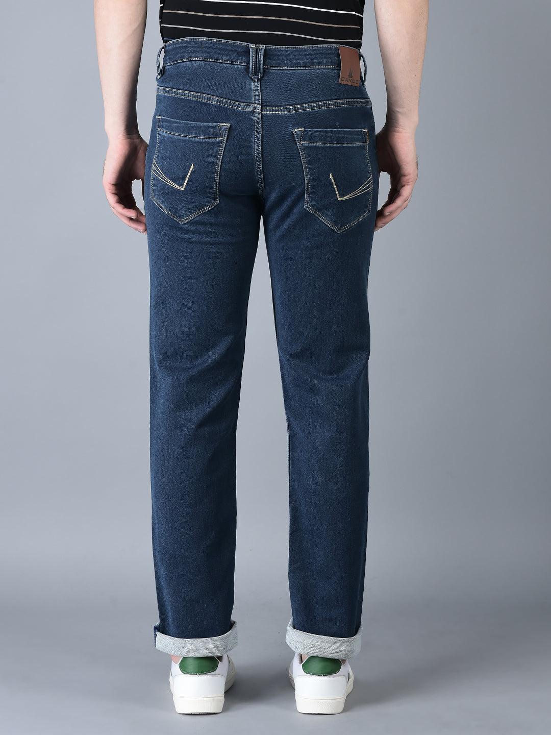 CANOE MEN Denim Trouser  Aegean Color