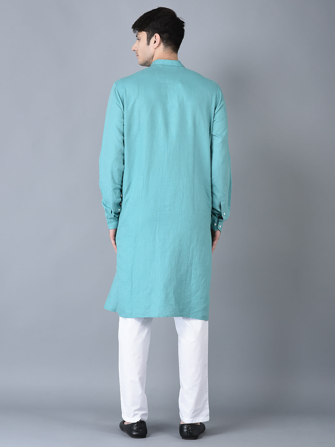 Canoe Men Casual Kurta  Three Fourth Sleeve Above Knee Length