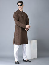 Load image into Gallery viewer, CANOE MEN Casual Kurta  BROWN Color
