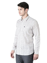 Load image into Gallery viewer, CANOE MEN Casual Shirt Beige Color Cotton Fabric Button Closure Printed

