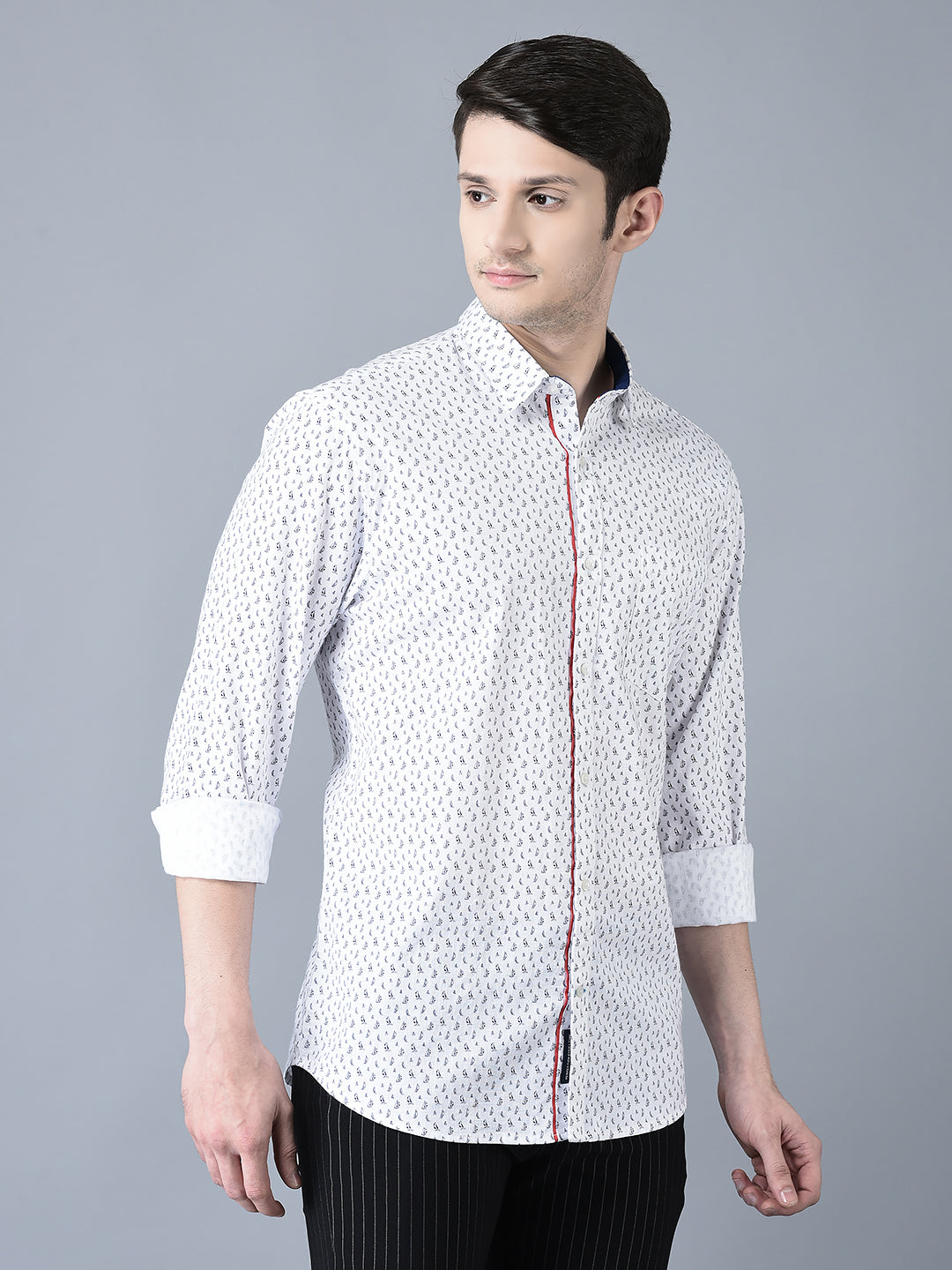 CANOE MEN Urban Shirt  WHITE Color