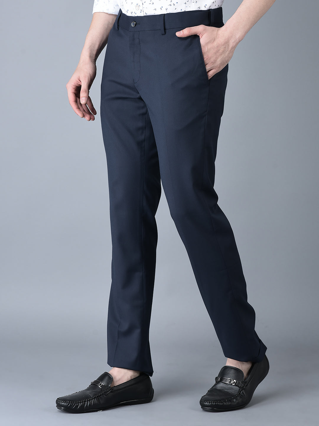 CANOE MEN Formal Trouser Button Closer Belt Loop